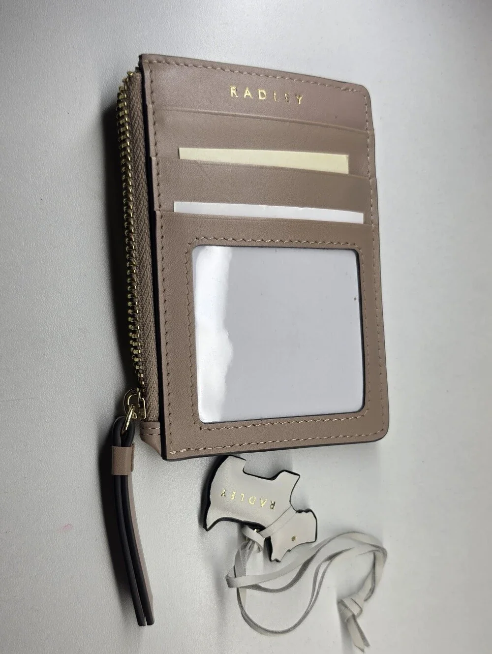 Radley London, Card Holder/ Small wallet with leather charm.